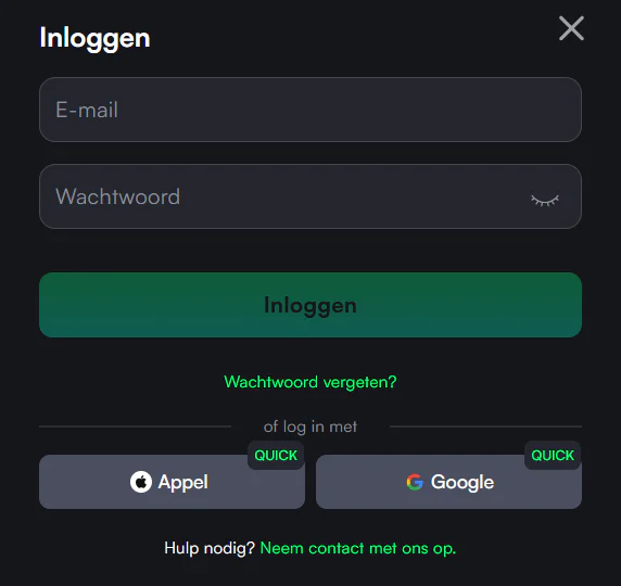 trueluck casino inloggen