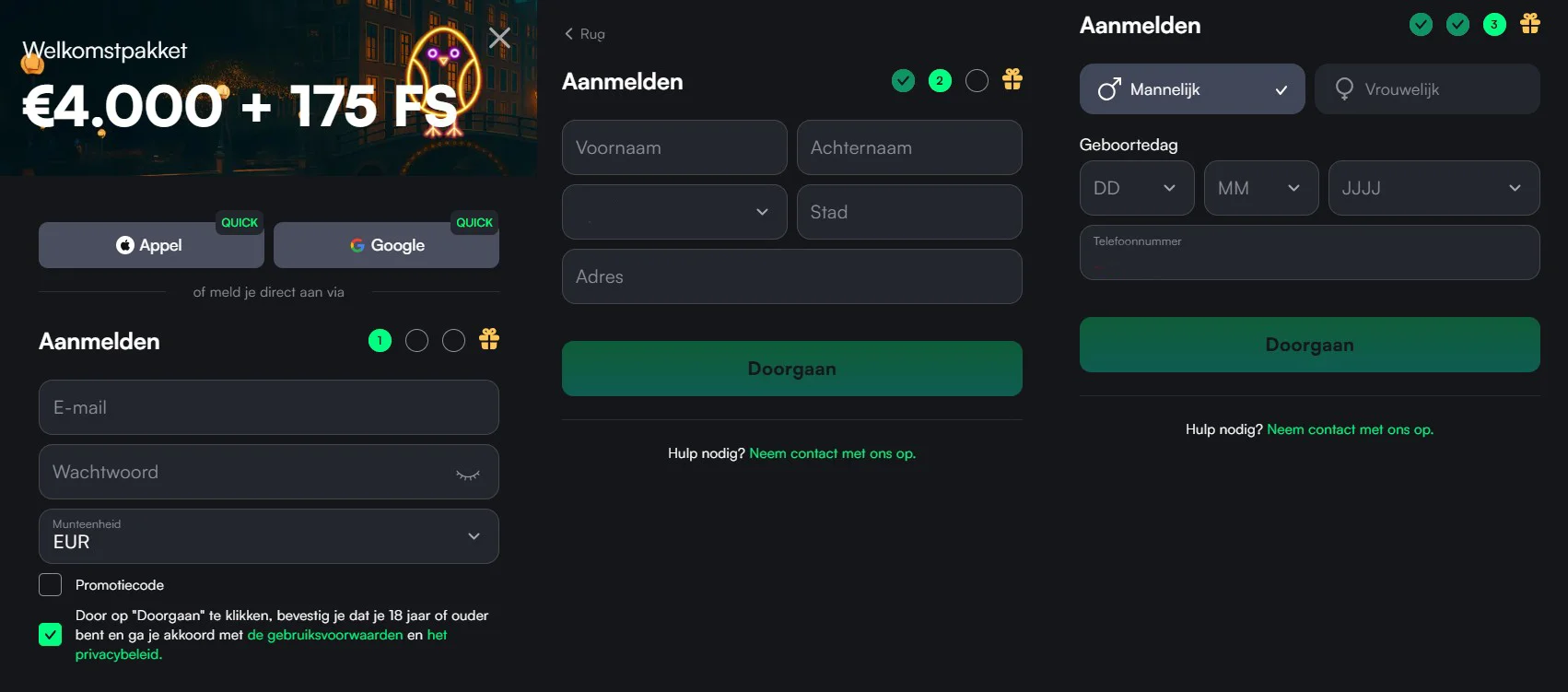 Tueluck casino Van registrati